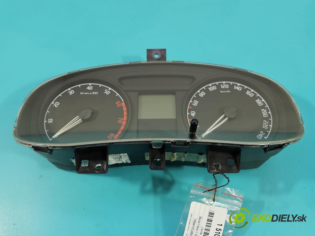 Skoda Fabia II 2007-2014 1.2 12V 69KM manual 51 kW 1198 cm3 5- prístrojovka/ budíky 5J0920800B (Prístrojová doska)