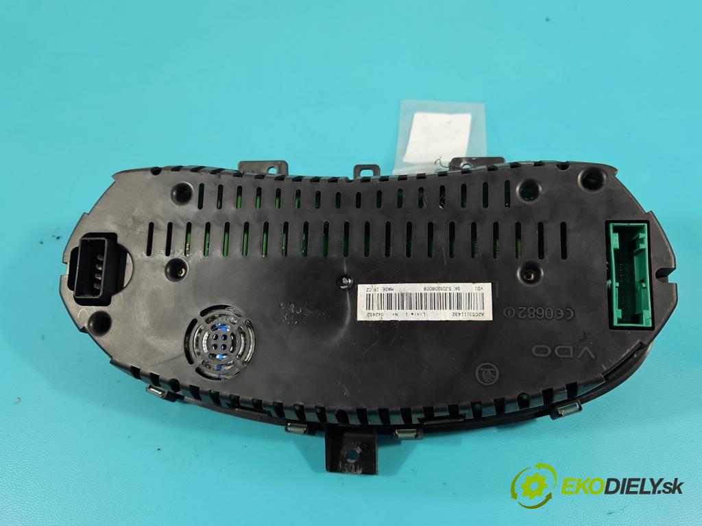 Skoda Fabia II 2007-2014 1.2 12V 69KM manual 51 kW 1198 cm3 5- prístrojovka/ budíky 5J0920800B (Prístrojová doska)