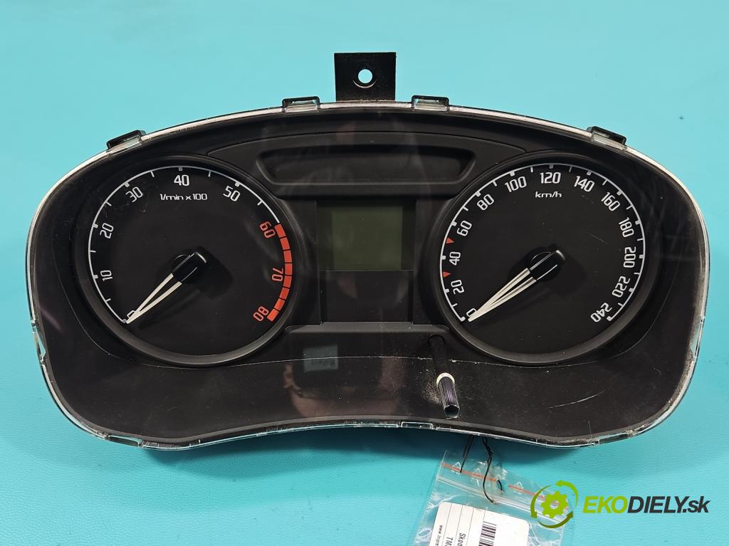 Skoda Fabia II 2007-2014 1.2 12V 69KM manual 51 kW 1198 cm3 5- prístrojovka/ budíky 5J0920800B (Prístrojová doska)