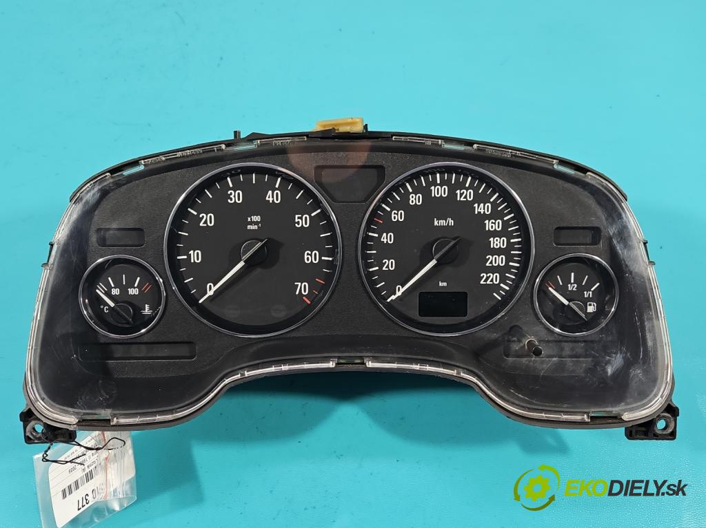 Opel Astra II 1998-2009 1.4 16V 90 HP manual 66 kW 1389 cm3 5- prístrojovka/ budíky 24451495TK (Prístrojová doska)