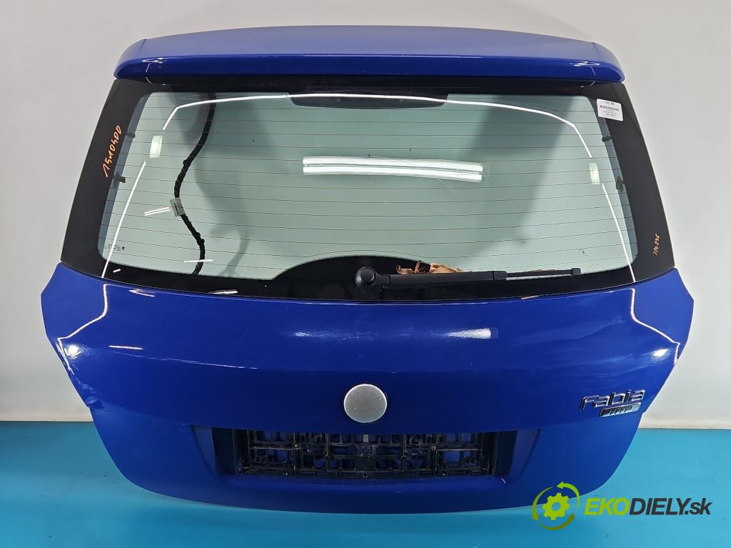 Skoda Fabia II 2007-2014 1.2 12V 69KM manual 51 kW 1198 cm3 5- zadní kufrové dveře  (Zadní kapota (kufr))