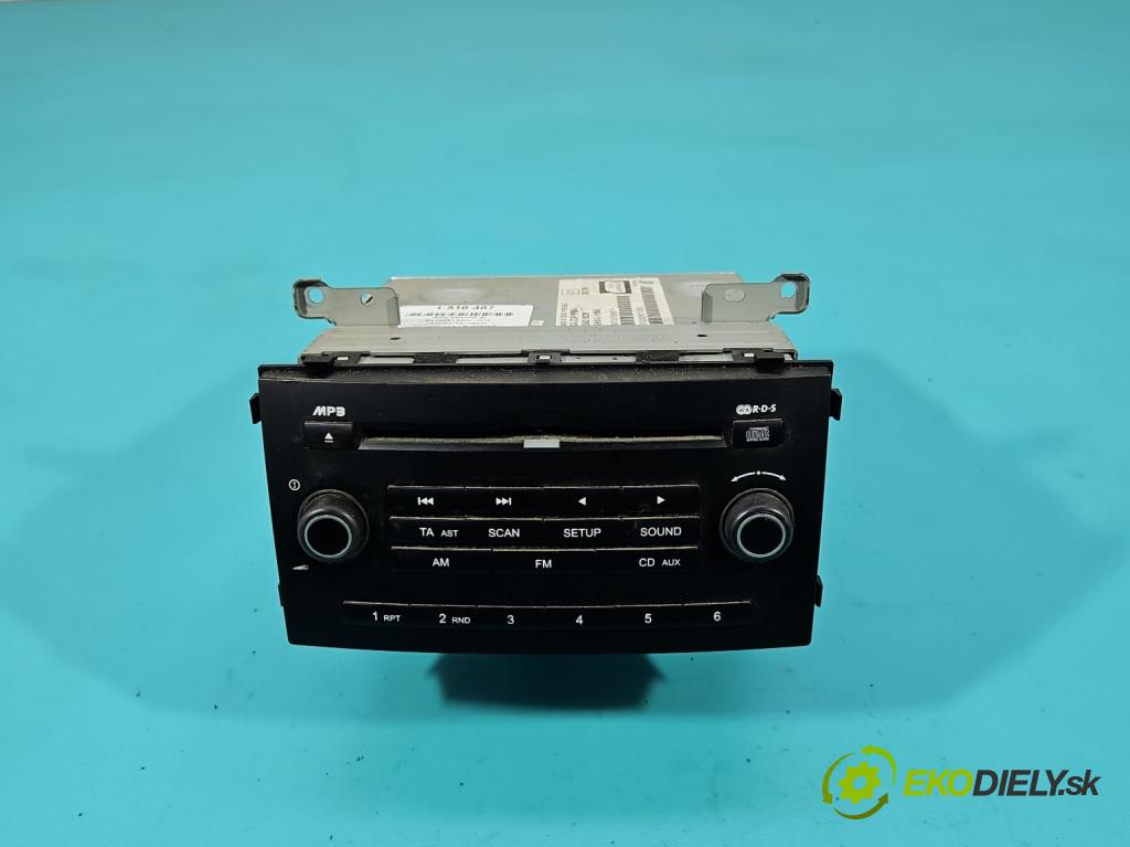 Kia Ceed I 2006-2012 1.4 16V 109 HP manual 80 kW 1396 cm3 5- Radio originál X96140-1H500