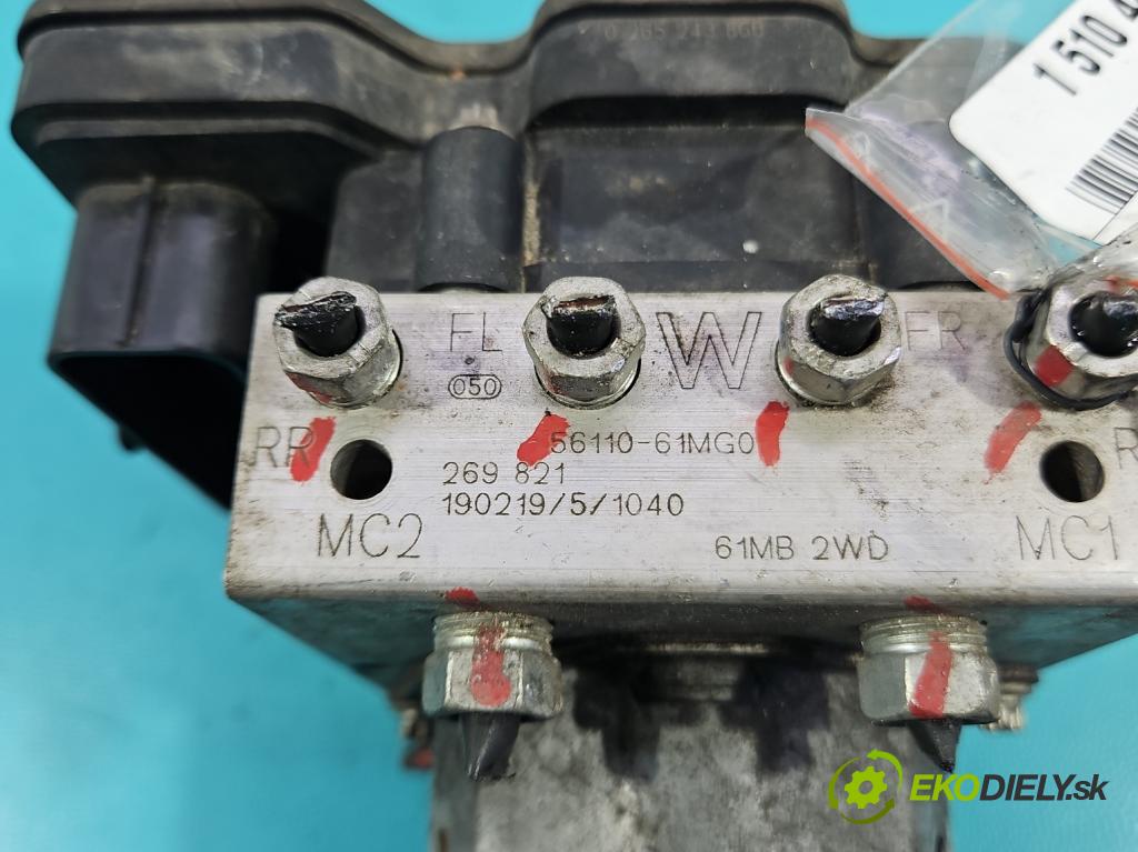 Suzuki SX4 S-Cross 2013-2021 1.4 T 140 hp manual 103 kW 1373 cm3 5- čerpadlo abs 56110-61MG0 (Pumpa ABS)