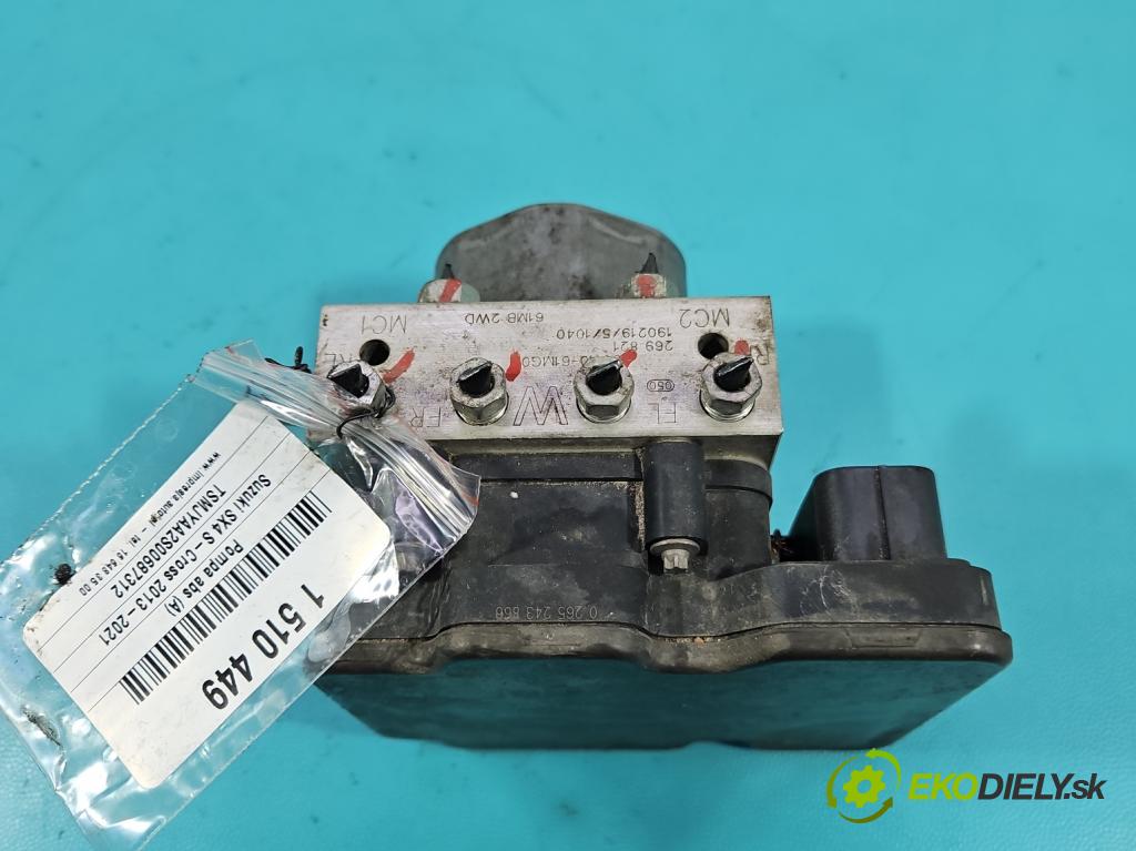 Suzuki SX4 S-Cross 2013-2021 1.4 T 140 hp manual 103 kW 1373 cm3 5- čerpadlo abs 56110-61MG0 (Pumpa ABS)