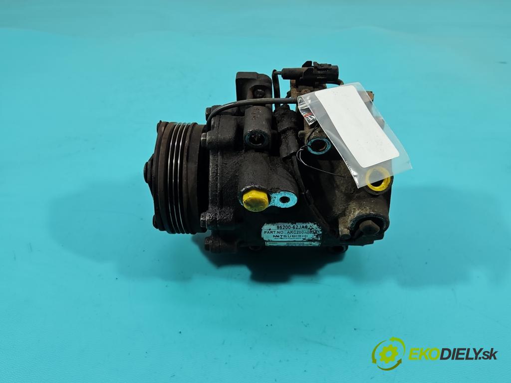 Suzuki Swift Mk6 2005-2010 1.3 16V (M13A) 92 HP manual 68 kW 1328 cm3 5- Kompresor: klimatizácie 95200-62JA0 (Kompresor klimatizácie)