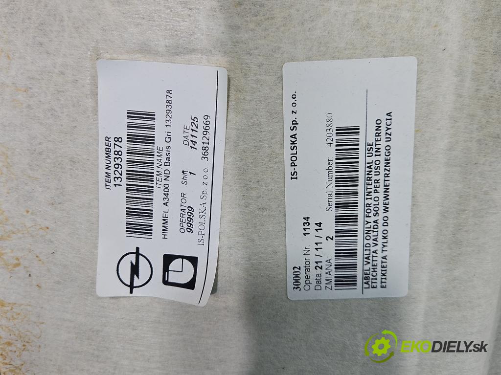 Opel Astra IV 2009-2015 hatchback: 5D