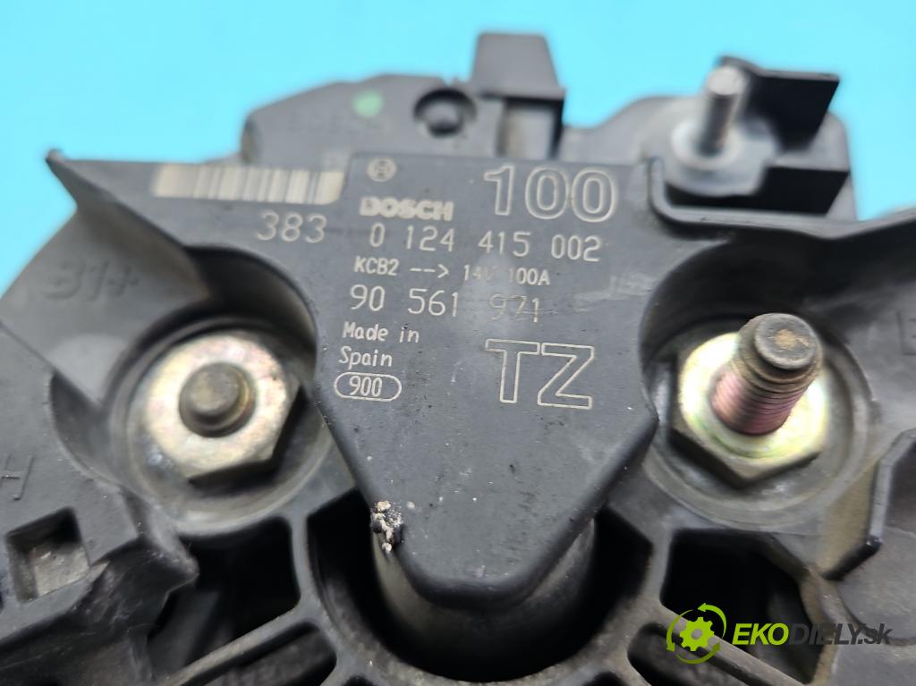 Opel Astra II 1998-2009 1.4 16V 90 HP manual 66 kW 1389 cm3 5- Alternator 90561971 (Alternátor)