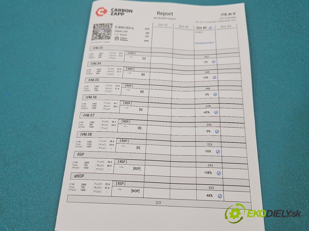 Renault Megane II 2003-2008 1.5 dci 82 HP manual 60 kW 1461 cm3 5- vstrek EJBR01801A (Vstrekovač paliva)