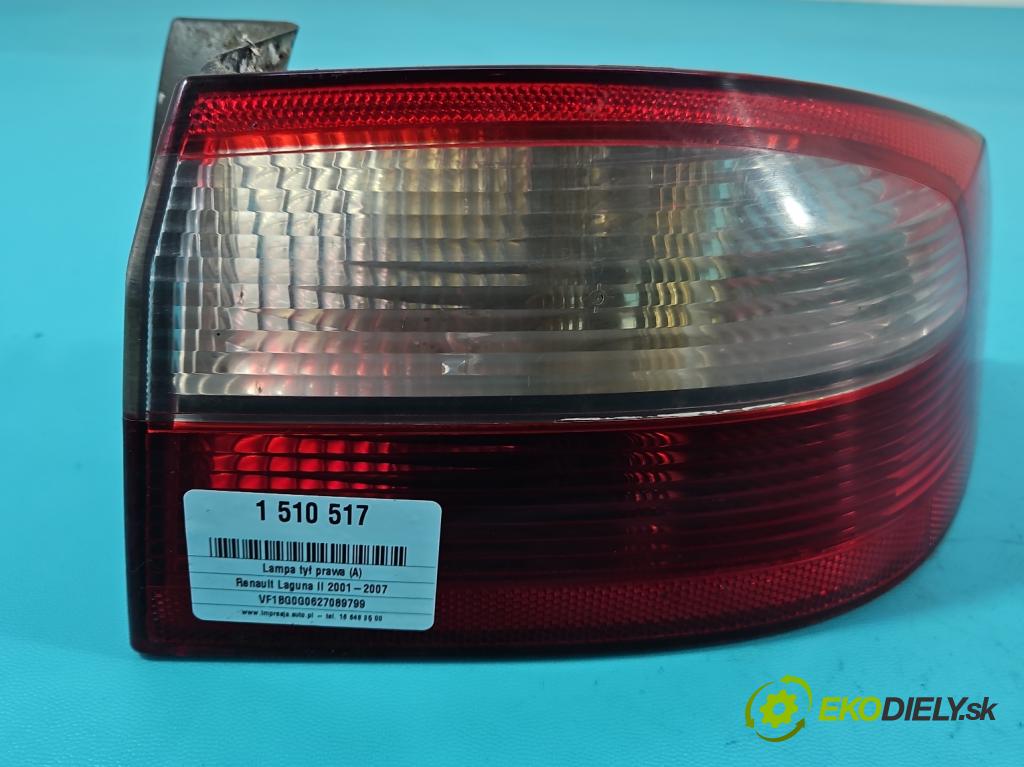 Renault Laguna II 2001-2007 1.9 dci 120 hp manual 88 kW 1870 cm3 5- světlo zadní pravé  (Klika dveří ostatní)