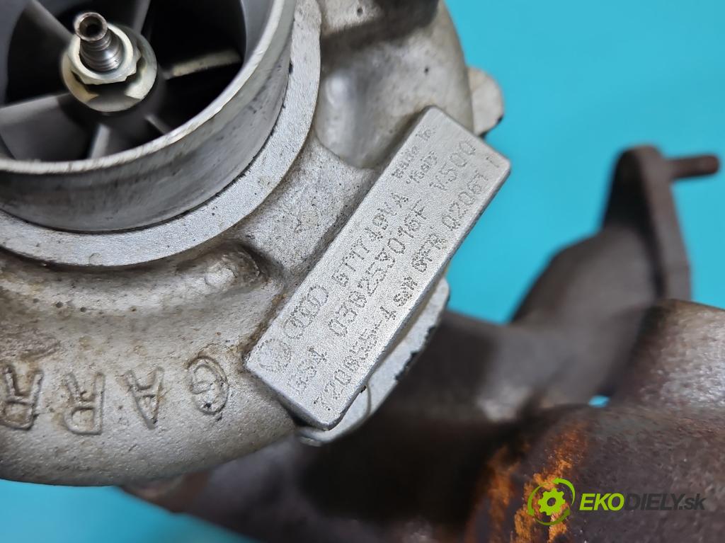 Vw Golf IV 1997-2003 1.9 tdi 131 HP automatic 96 kW 1896 cm3 5- turbodúchadlo, turbo 720855-4 (Turbodúchadlo (kompletné))