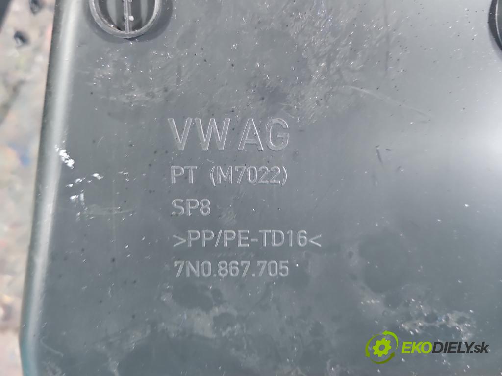 Vw Sharan II 2010-2022 2.0 tdi 177 hp automatic 130 kW 1968 cm3 5- Tapacír: kufra: levé 7N0867705