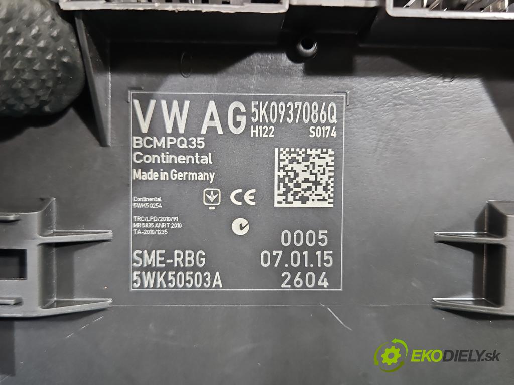 Vw Sharan II 2010-2022 2.0 tdi 177 HP automatic 130 kW 1968 cm3 5- riadiaca jednotka komfortu 5K0937086Q