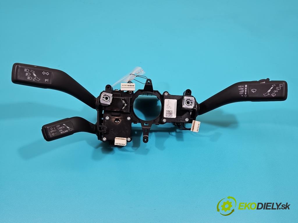 Vw Sharan II 2010-2022 2.0 tdi 177 HP automatic 130 kW 1968 cm3 5- prepínač komplex: 5K0953502R (Prepínacie páčky pod volantom)