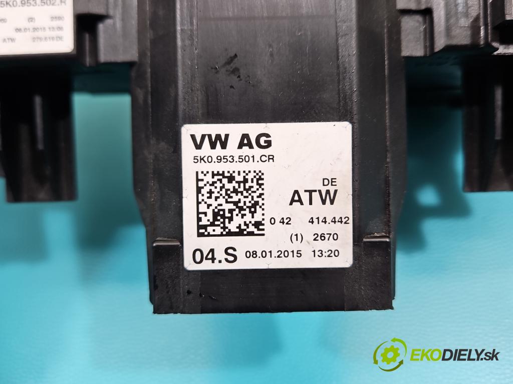 Vw Sharan II 2010-2022 2.0 tdi 177 HP automatic 130 kW 1968 cm3 5- prepínač komplex: 5K0953502R (Prepínacie páčky pod volantom)