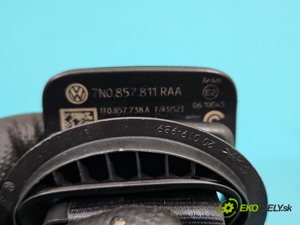 Vw Sharan II 2010-2022 2.0 tdi 177 HP automatic 130 kW 1968 cm3 5- pas bezpečnosť: zadné ľavý 7N0857811RAA