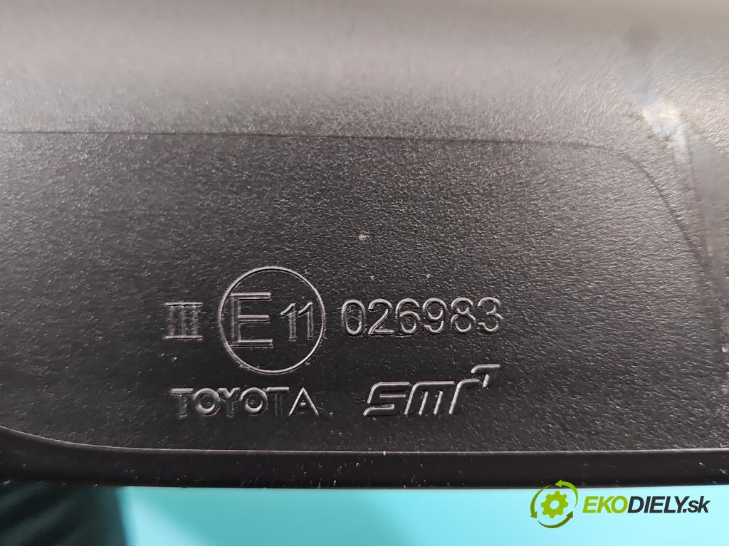 Toyota Auris II 2012-2018 1.6 16V 132  HP manual 97 kW 1598 cm3 5- zrkadlo ľavé  (Kľučka dverí ostatné)