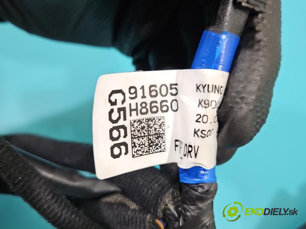 Kia Rio IV 2016-2023 1.2 16V 84KM manual 61.8 kW 1197 cm3 5- Zväzok: dvere predné vľavo: 91605-H8660