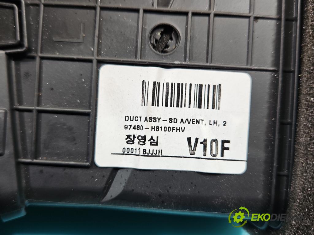 Kia Rio IV 2016-2023 1.2 16V 84KM manual 61,8 kW 1197 cm3 5- Mřížka: topení 97480-H8100