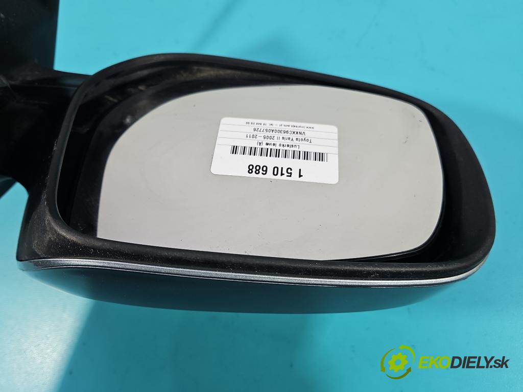 Toyota Yaris II 2005-2011 1.4 D4D 90 HP automatic 66 kW 1364 cm3 5- zrkadlo ľavé 87940-0D250 (Kľučka dverí ostatné)