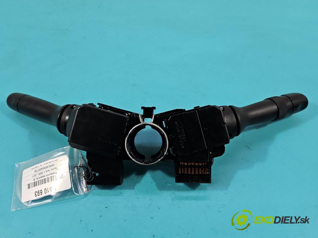 Toyota Yaris II 2005-2011 1.4 D4D 90 HP automatic 66 kW 1364 cm3 5- prepínač komplex: 0D09017F143 (Prepínacie páčky pod volantom)