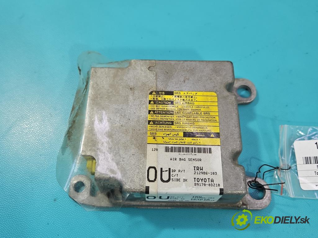 Toyota Yaris II 2005-2011 1.4 D4D 90 HP automatic 66 kW 1364 cm3 5- riadiaca jednotka vankúše: 89170-0D210