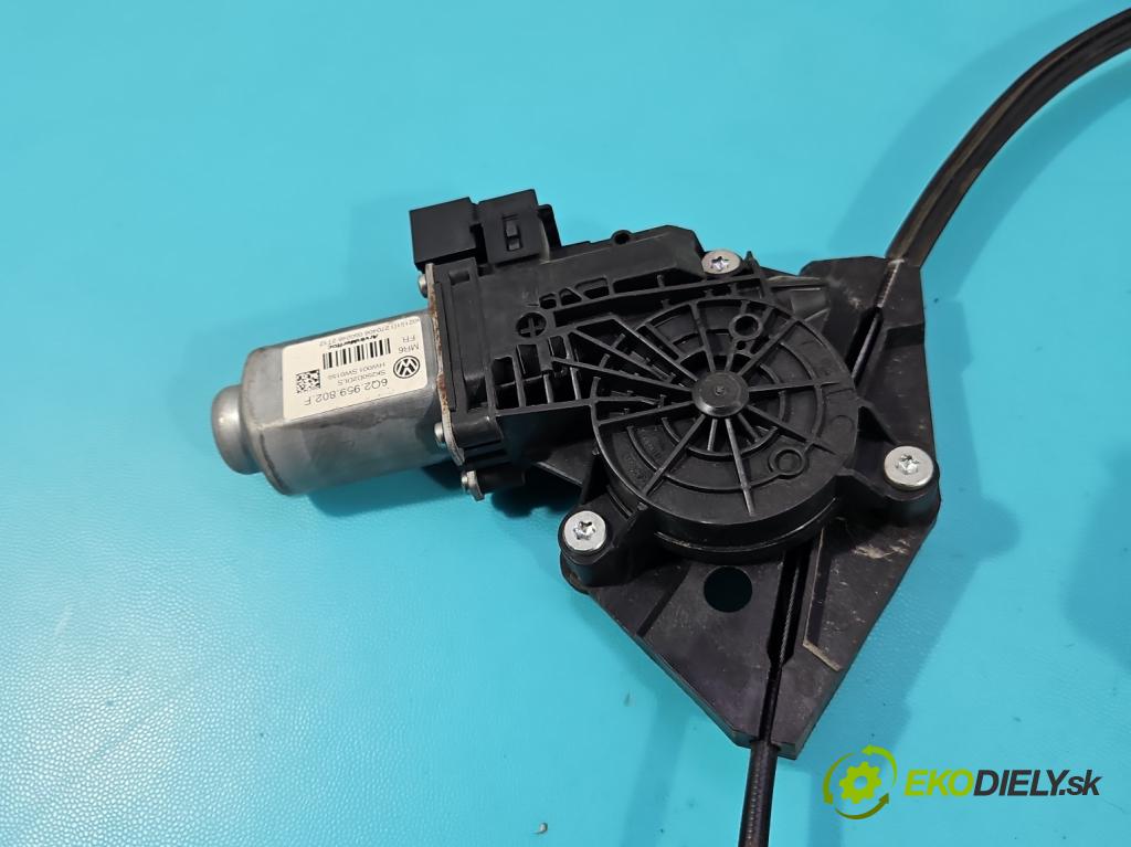 Skoda Fabia II 2007-2014 1.2 12V 69KM manual 51 kW 1198 cm3 5- mechanizmus okna predné ľavý 6Q2959802F