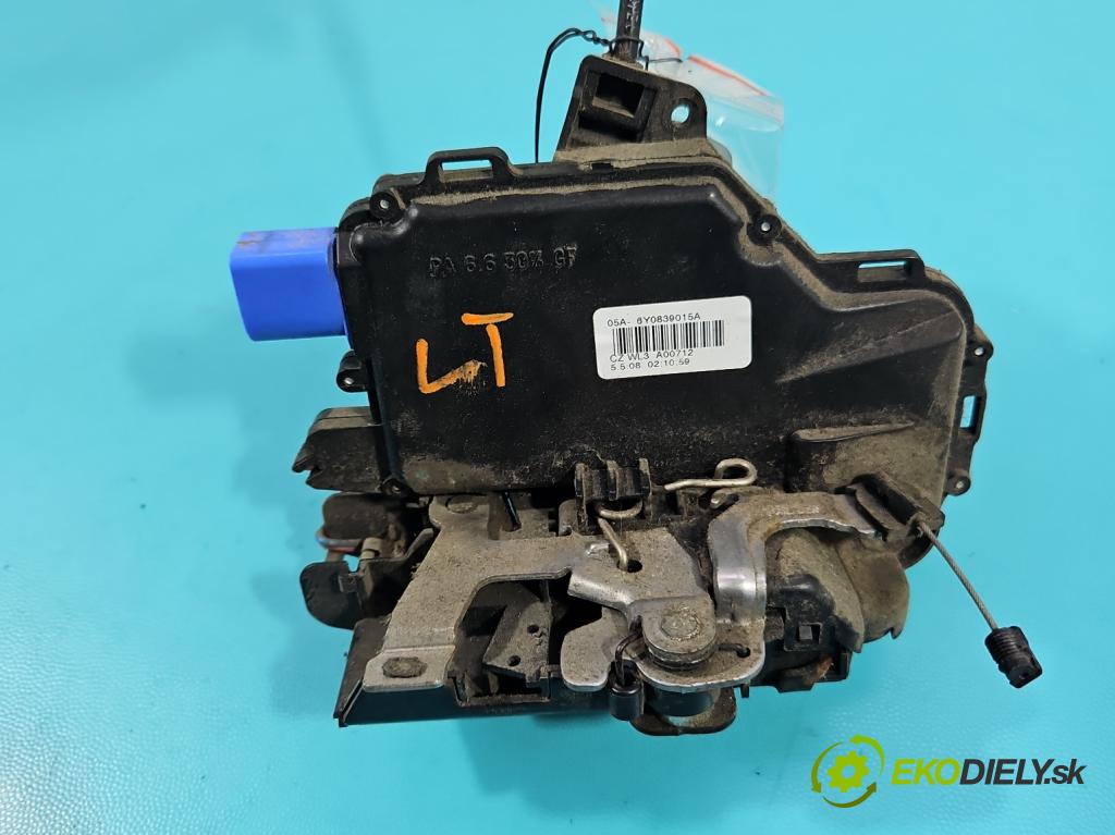 Skoda Fabia II 2007-2014 1.2 12V 69KM manual 51 kW 1198 cm3 5- zámek zadní levý 6Y0839015A