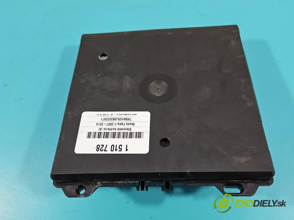Skoda Fabia II 2007-2014 1.2 12V 69KM manual 51 kW 1198 cm3 5- riadiaca jednotka komfortu 6Q2937049F