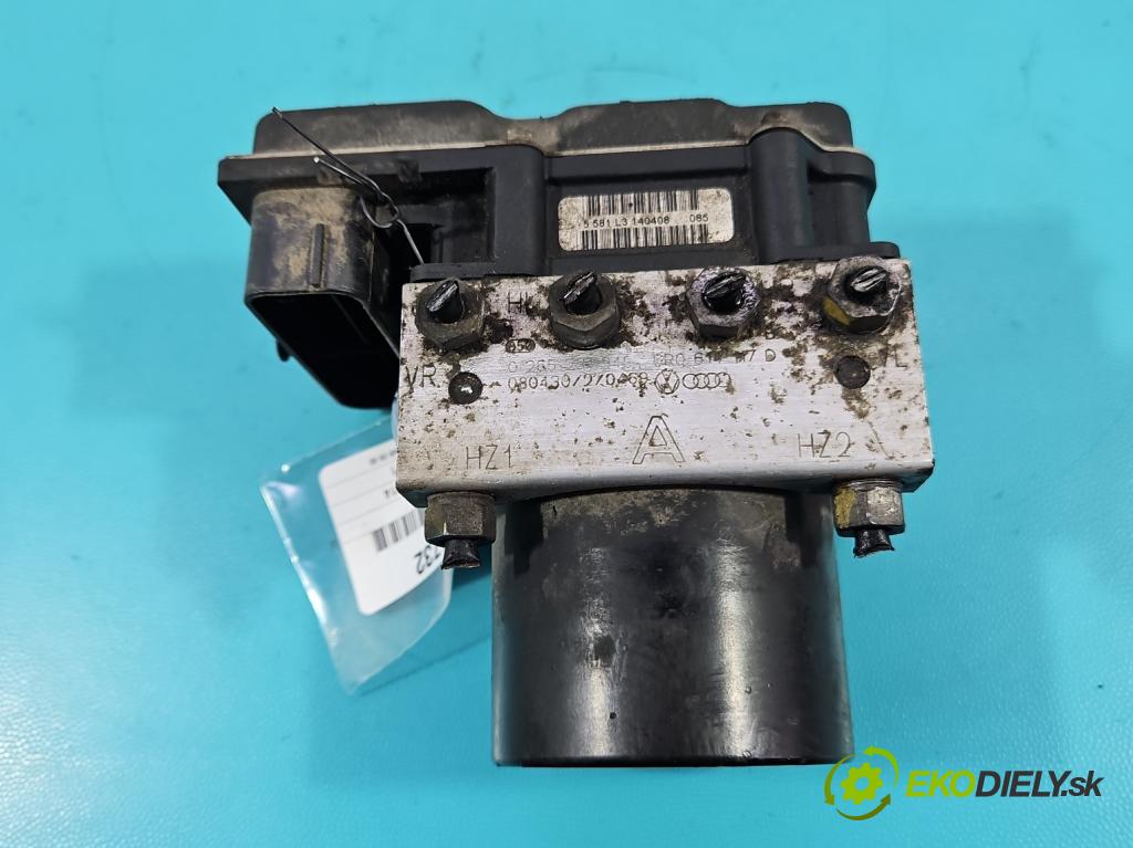 Skoda Fabia II 2007-2014 1.2 12V 69KM manual 51 kW 1198 cm3 5- čerpadlo abs 0265231945 (Pumpa ABS)