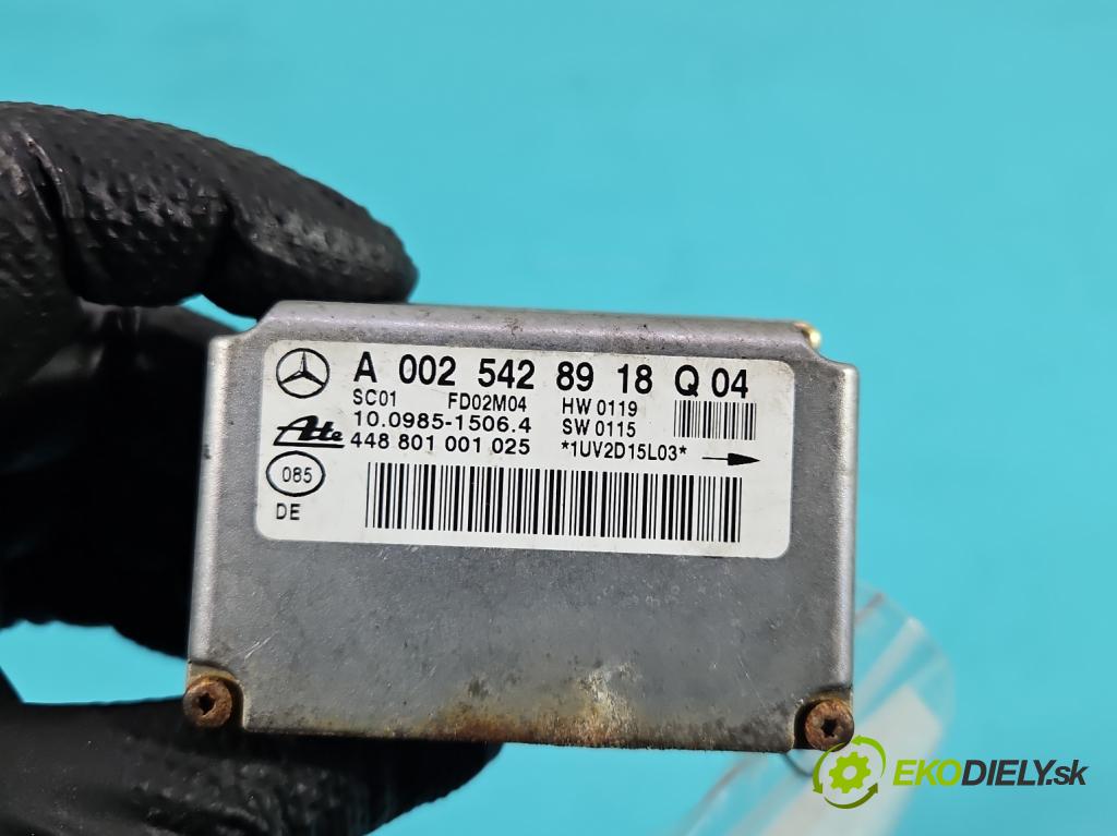 Mercedes C W203 2000-2007 2.0 kompressor 163 hp manual 120 kW 1998 cm3 3- snímač ESP A0025428918