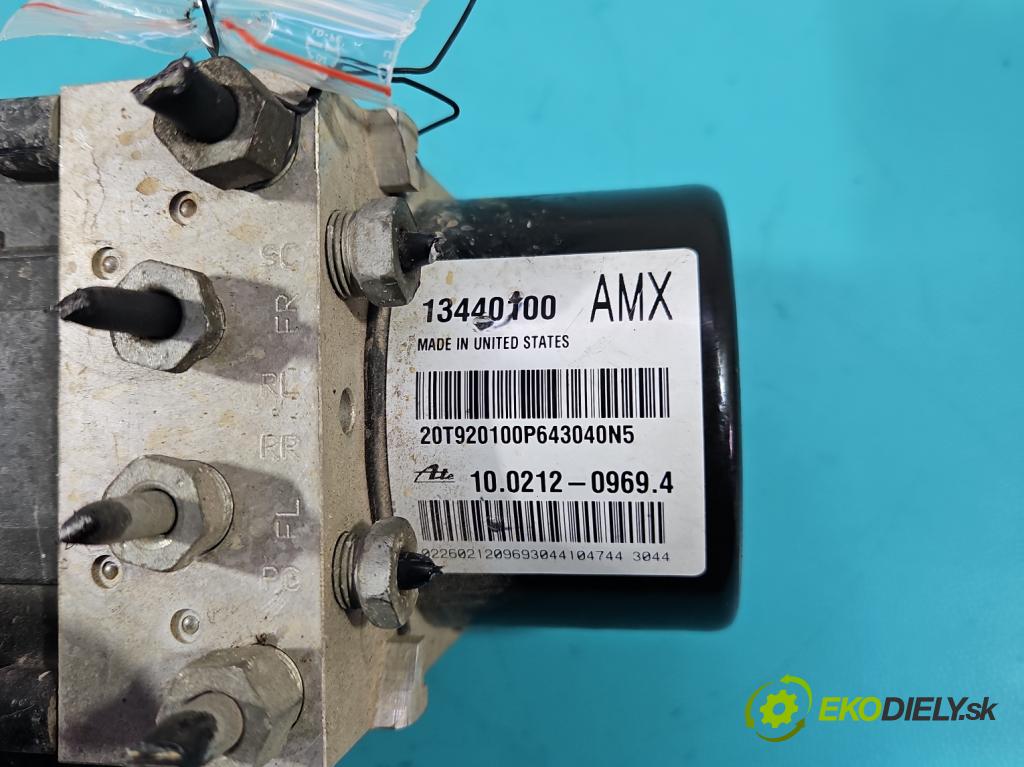 Opel Astra IV 2009-2015 1.6 16v 116 hp manual 85 kW 1598 cm3 5- čerpadlo abs 13440100 (Pumpa ABS)