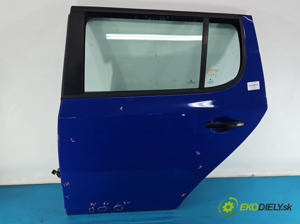 Skoda Fabia II 2007-2014 1.2 12V 69KM manual 51 kW 1198 cm3 5- dvere zadné ľavé  (Kľučka dverí ostatné)