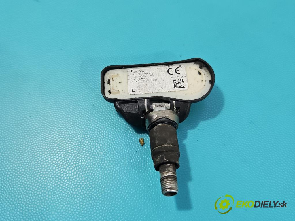 Opel Astra IV 2009-2015 1.6 16v 116 HP manual 85 kW 1598 cm3 5- snímač tlak: pneumatika 2546A (Snímač tlaku v pneumatike)