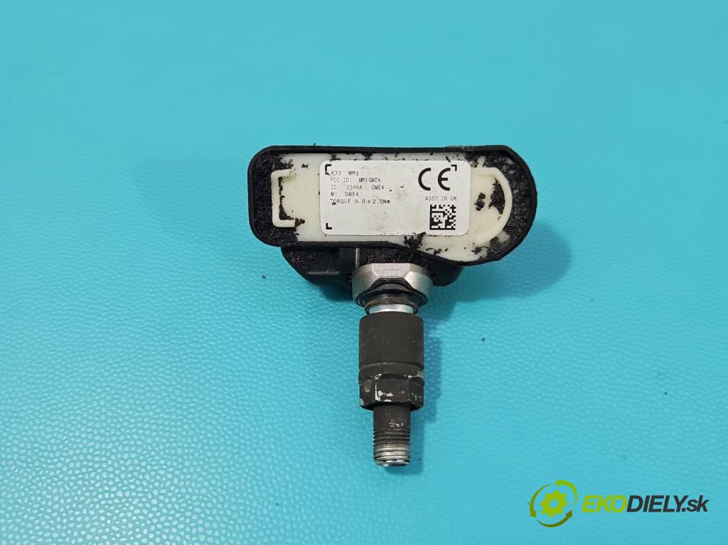 Opel Astra IV 2009-2015 1.6 16v 116 HP manual 85 kW 1598 cm3 5- snímač tlak: pneumatika 2546A (Snímač tlaku v pneumatike)