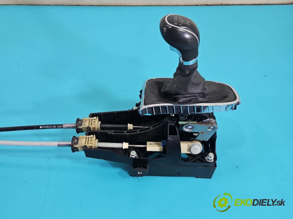 Opel Astra IV 2009-2015 1.6 16v 116 HP manual 85 kW 1598 cm3 5- Páka: Změny: stupeň,rýchlosť 55596533 (Rýchlostná páka (kulisa))