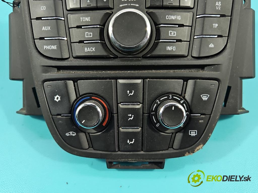 Opel Astra IV 2009-2015 1.6 16v 116 hp manual 85 kW 1598 cm3 5- palubní deska panel topení 13435154