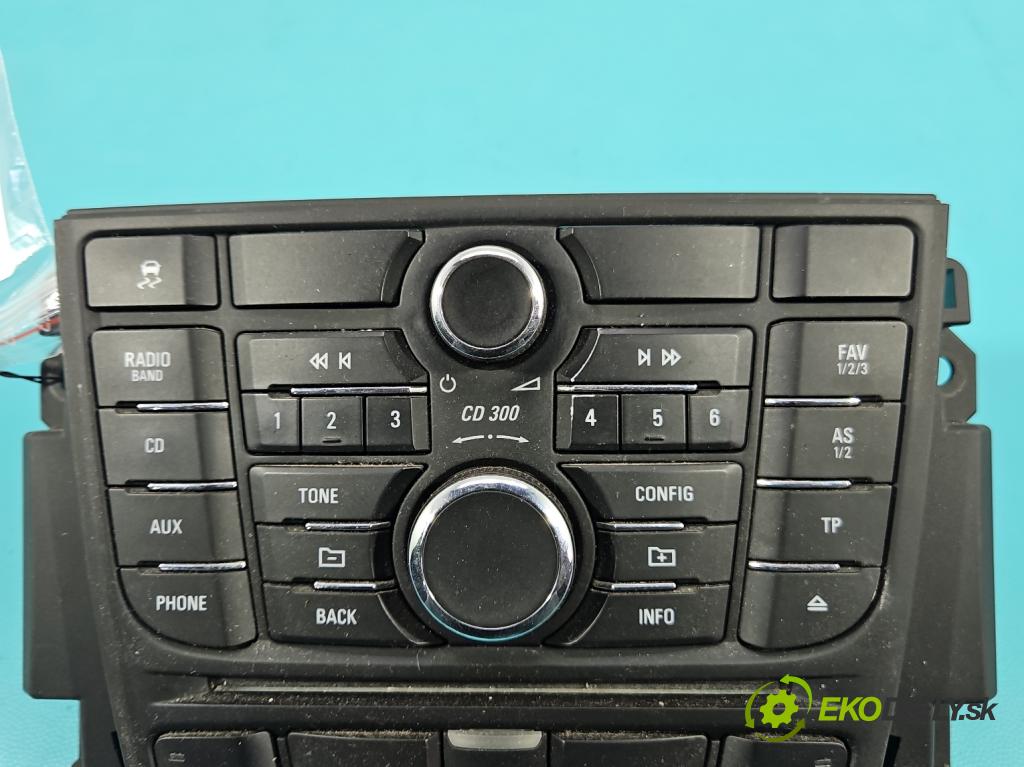Opel Astra IV 2009-2015 1.6 16v 116 hp manual 85 kW 1598 cm3 5- palubní deska panel topení 13435154