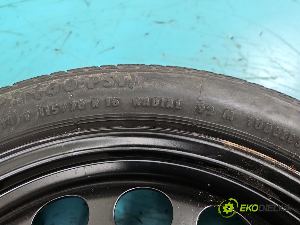 Opel Astra IV 2009-2015 1.6 16v 116 HP manual 85 kW 1598 cm3 5- koleso rezervne 16"