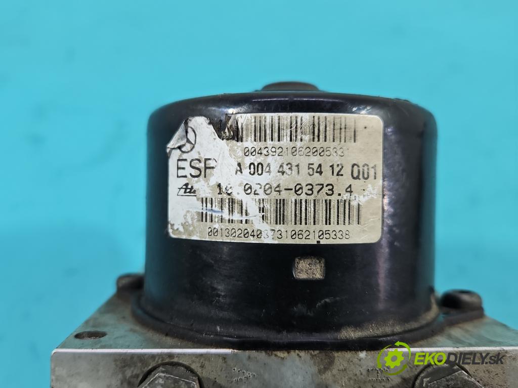 Mercedes C W203 2000-2007 2.0 kompressor 163 hp manual 120 kW 1998 cm3 3- čerpadlo abs A0044315412 (Pumpa ABS)