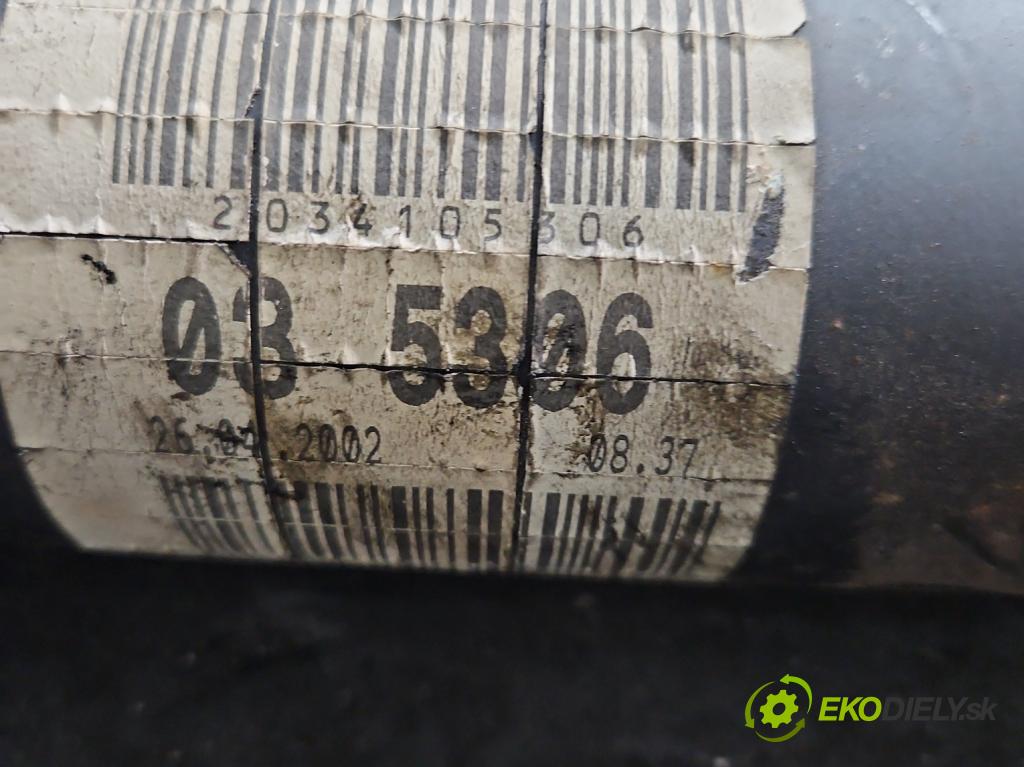 Mercedes C W203 2000-2007 2.0 kompressor 163 hp manual 120 kW 1998 cm3 3- hřídel hnací zadní 2034105306 (Kardanový hřídel)