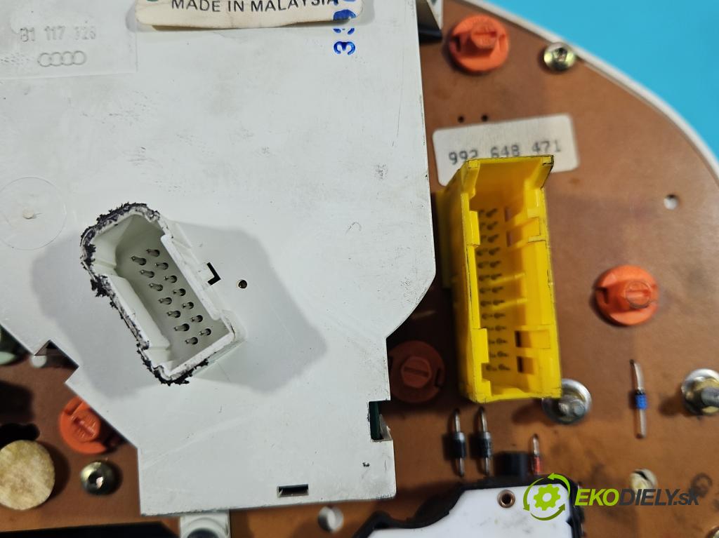 Audi 80 B4 1991-1994 1.9 tdi 90 HP manual 66 kW 1896 cm3 5- prístrojovka/ budíky 8A0919033N (Prístrojová doska)