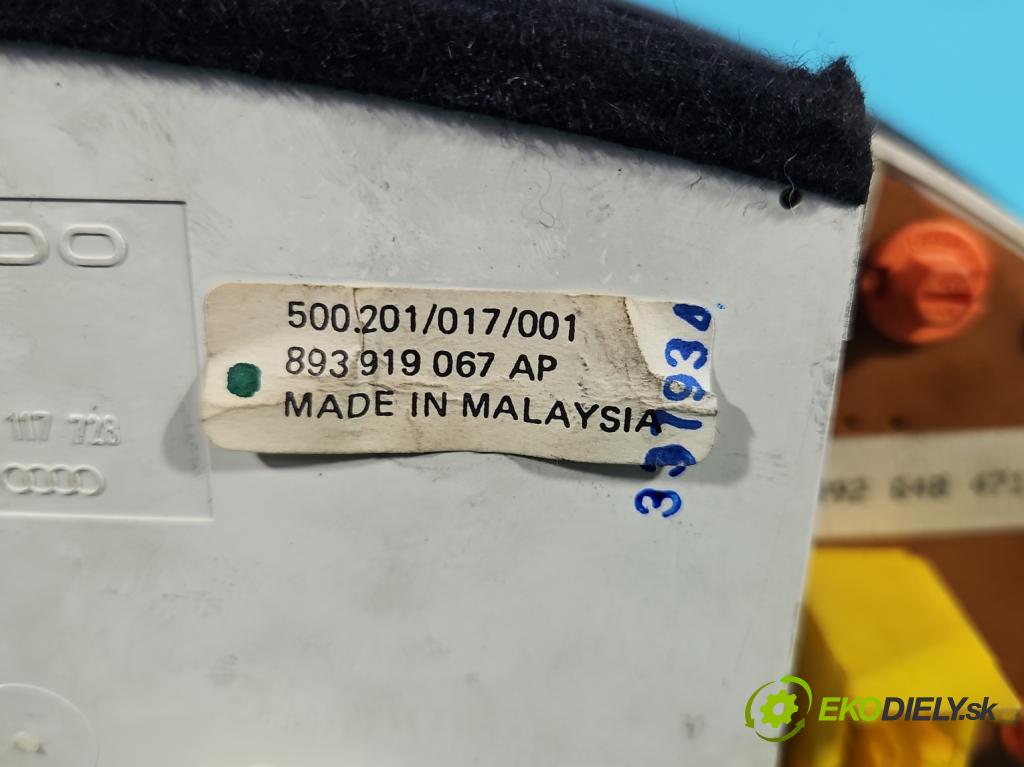 Audi 80 B4 1991-1994 1.9 tdi 90 HP manual 66 kW 1896 cm3 5- prístrojovka/ budíky 8A0919033N (Prístrojová doska)