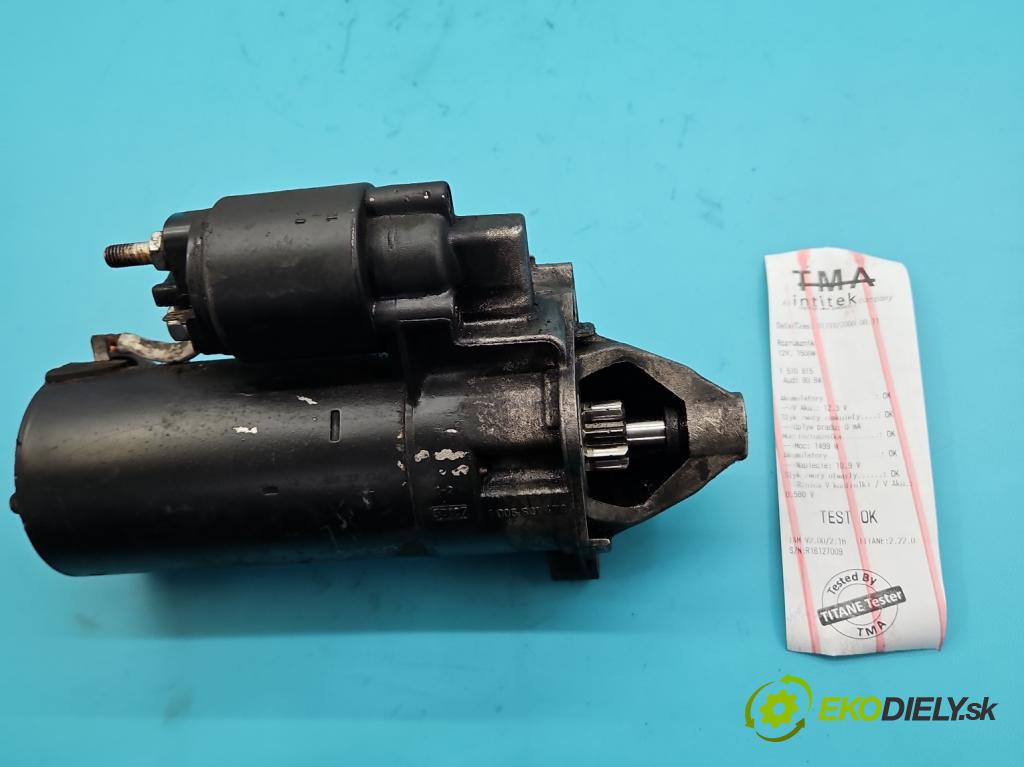 Audi 80 B4 1991-1994 1.9 tdi 90 HP manual 66 kW 1896 cm3 5- štartér 0001110106 (Štartér)
