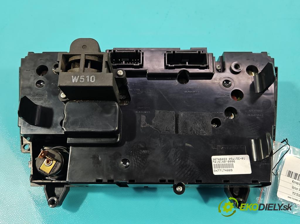Volvo V70 II 1999-2007 2.4 D5 163 hp automatic 120 kW 2401 cm3 5- palubní deska panel topení 30746022