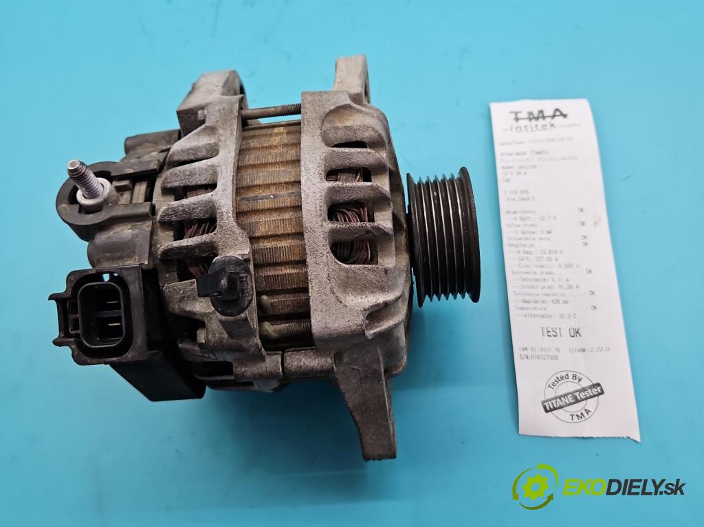 Kia Ceed I 2006-2012 1.4 16V 109 HP manual 80 kW 1396 cm3 5- Alternator 37300-2B101 (Alternátor)