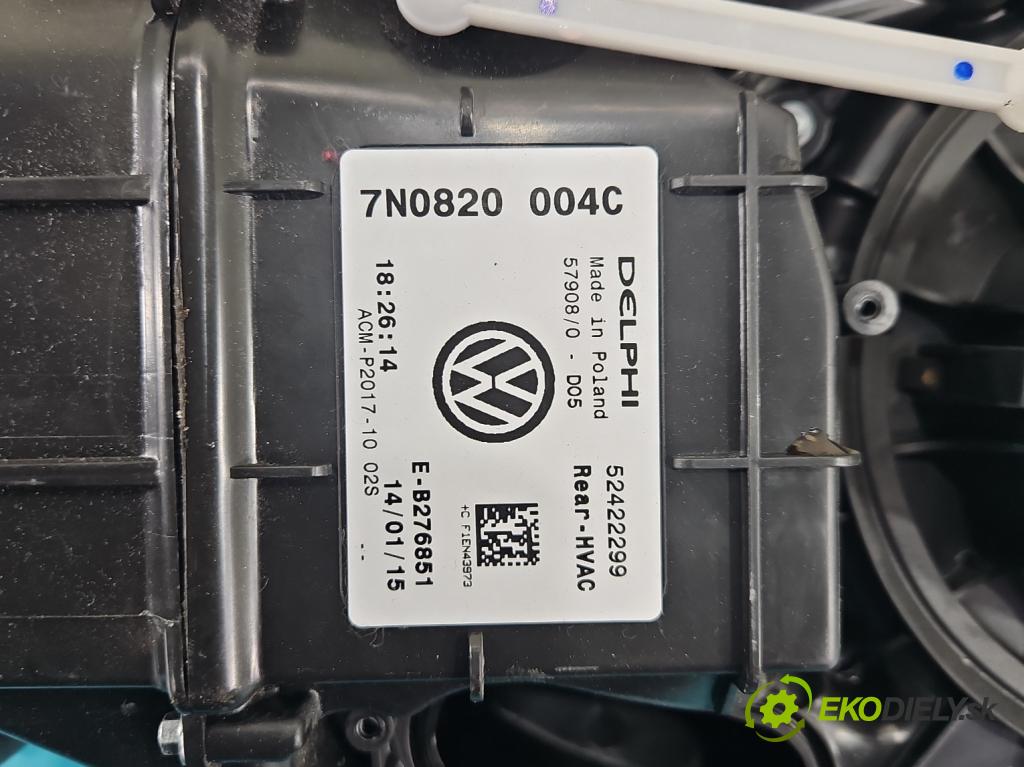 Vw Sharan II 2010-2022 2.0 tdi 177 hp automatic 130 kW 1968 cm3 5- radiátor 7N0820004C (Radiátor topení)