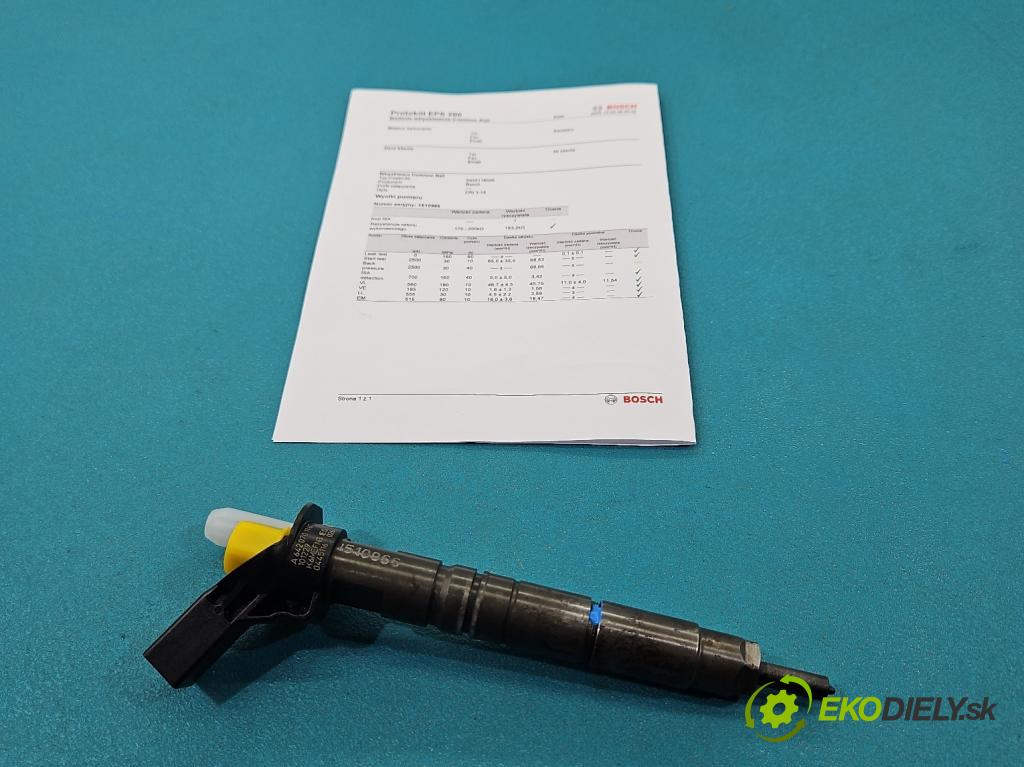 Mercedes CLS II C218 2010-2018 3.0 cdi (642853) 265KM automatic 195 kW 2987 cm3 4- vstrek 0445116026 (Vstrekovač paliva)