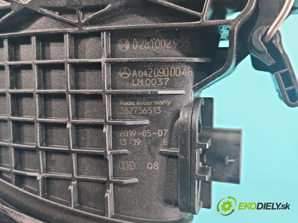 Mercedes CLS II C218 2010-2018 3.0 cdi (642853) 265KM automatic 195 kW 2987 cm3 4- průtokoměr: A6420901642 (Váha vzduchu)