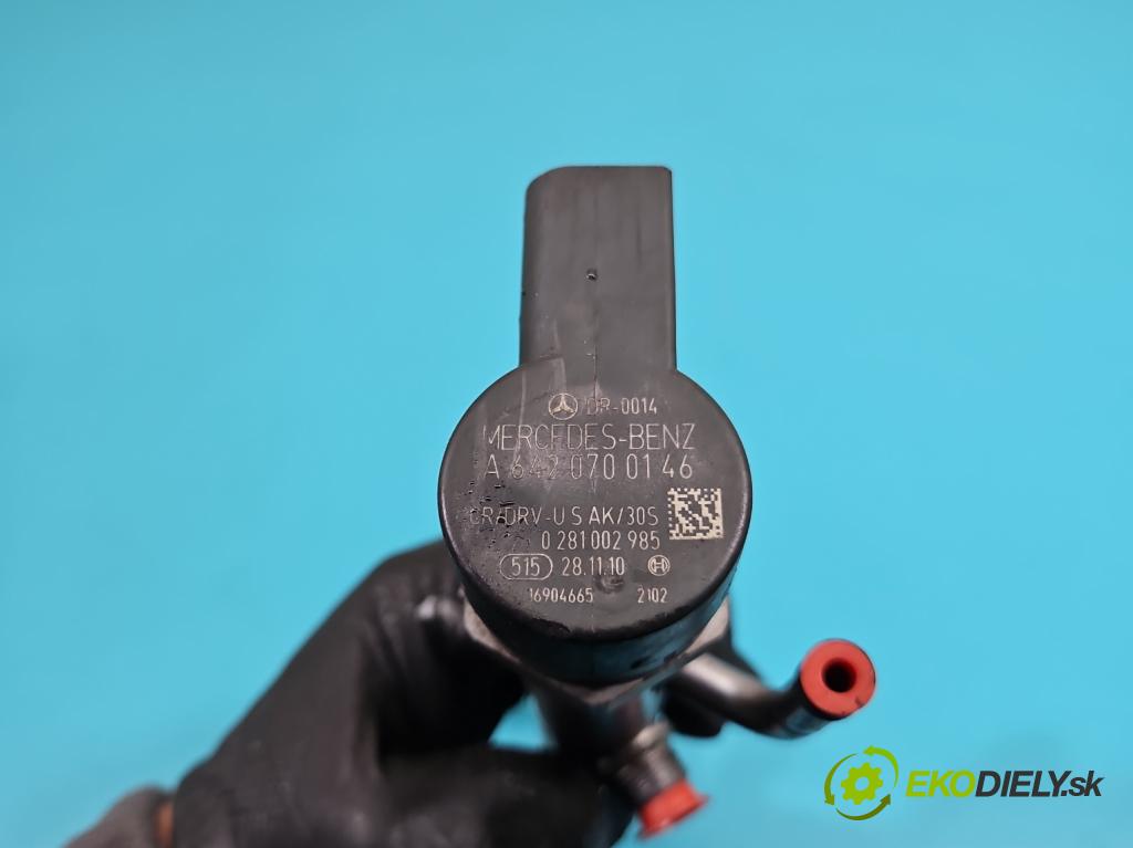 Mercedes CLS II C218 2010-2018 3.0 cdi (642853) 265KM automatic 195 kW 2987 cm3 4- lišta vstrekovacia A6420703395 (Vstrekovacia lišta)