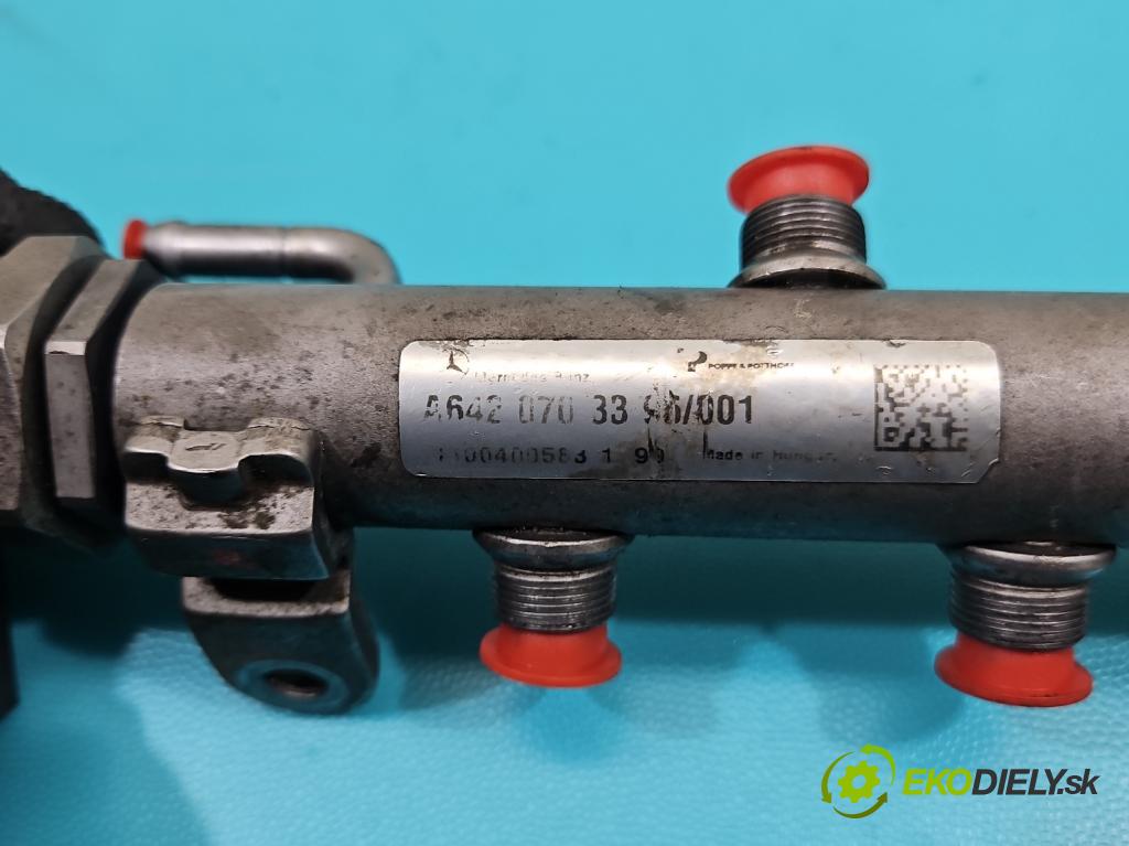 Mercedes CLS II C218 2010-2018 3.0 cdi (642853) 265KM automatic 195 kW 2987 cm3 4- lišta vstrekovacia A6420703395 (Vstrekovacia lišta)